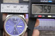 Delcampe - Vintage Citizen  KANJI DATE Blue Dial Men Quartz Watch Japan Round Shape 37mm - Watches: Old