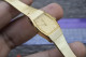 Vintage Seiko 2C20 5790 Yellow Dial Lady Quartz Watch Japan Octagonal Shape 17mm - Montres Anciennes