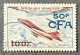 FRAREPA052U - Poste Aérienne - Mystère IV - 100 F Surcharged 50 F CFA Used Stamp - 1954 - France YT PA 52 - Oblitérés