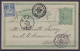 Uruguay - EP CP 2cts "Tarjeta Postal Interior" + 1ct Càd "CORREO /20 FEB 1895/ RIO NEGRO" Pour SPA - Càd MONTEVIDEO & Am - Altri & Non Classificati