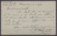 Uruguay - EP CP 2cts "Tarjeta Postal Interior" + 1ct Càd "CORREO /20 FEB 1895/ RIO NEGRO" Pour SPA - Càd MONTEVIDEO & Am - Otros & Sin Clasificación