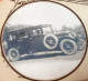 Années 1930 Boite à Dragées  Boite Rectangulaire Cartonnée Décor Imposante Automobile Fiat 525 - Koffer