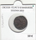 CRE3539 MONEDA ESPAÑA FELIPE IV 8 MARAVEDIS SEGOVIA 1663 - Sonstige & Ohne Zuordnung