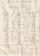 1840 - Cursive 10 COUIZA Sur Lettre Pliée De 2 P De ESPERAZA Vers LIMOUX - Décime Rural - Boîtier A - Grand Cad Arrivée - 1801-1848: Precursors XIX