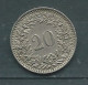 Suisse 20 Rappen 1943 -  Pieb 24905 - 20 Centimes / Rappen