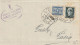 LETTERA 1944 RSI C.15+SEGNATASSE C.10 TIMBRO DORNO PAVIA  (YK727 - Storia Postale