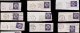 US.STAMPS.1954-55.SET 25 POSTMARK.SCOTT 1035 - Covers & Documents