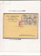 DDFF 898 -- Collection Petit Sceau De L' Etat - Carte Privée 65 C., Dont Bloc De 6, LEVAL-TRAHEGNIES 1946 Vers Charleroi - 1935-1949 Small Seal Of The State