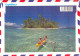 POLYNESIE - N° 537 Du RARE Carnet Tourisme 1997 Sur Enveloppe Illustrée Vers La France - 85 F Hommes En Pirogue - Lettres & Documents