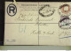 England: London Registered Letter Cover To Germany Vom 22.6.1904 Nach Halle (Saale) Mit 1 1/2 D  Knr: 105 A - Plaatfouten En Curiosa