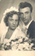 Family Social History Marriage Wedding Souvenir Photo Bride Groom Joy Couple Bouquet - Huwelijken
