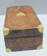 Delcampe - -ANCIEN COFFRET BOIS LOUPE ANGLES & ECUSSON LAITON Début XIXe Epoque Restauration    E - Scatole/Bauli