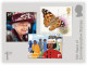 Delcampe - Great Britain (UK) New 2024 ,Stamp On Stamp, Lion,Queen,Butterfly,Flower,Music,Architecture, FDC Cover+ Brochure (**) - Lettres & Documents