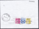 Denmark Regning Manglende Porto Bill TAXE Postage Due Yugoslavia Line Cds. LIND POSTKONTOR 1994 Postsag 3-Colour Frankin - Brieven En Documenten