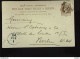 POST CARD-GREAT BRITAIN & IRELAND Ganzsache Mit ONE PENNY Vom 19.4.1888 Von TRÜBNER & Co. Aus LONDON Nach BERLIN - Cartas & Documentos