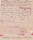 LETTRE MESSAGE CROIX ROUGE FRANCAISE - DELEGATION DU MAROC - CASABLANCA - BERGERAC - 8/6/1943 - TAMPON - 2 SCANS  - Croix Rouge