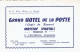 Souvenirs D'un Passage Au Grand Hôtel De La Poste à Massiac (Cantal, France) 1964 - 1950 - ...