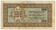 100 LIRE BANCA PER L'ECONOMIA ISTRIA FIUME LITTORALE SLOVENO 1945 BB- - Occupation Alliés Seconde Guerre Mondiale