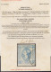 Regno 1863 15 Cent Litografico Doppia Stampa Sass. N  13e Cert Diena Zappala Fabris - Gebraucht