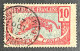 FRCG052U6 - Leopard - 10 C Used Stamp - Middle Congo - 1907 - Oblitérés