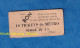 Bon Ancien Pour Un Carnet De 10 Tickets De Métro - Publicité GIRARD & BOITTE 112 Rue Réaumur Paris - Métropolitain - Autres & Non Classés