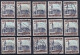 LIER ANTWERPEN DE PANNE  VIRTON KOKSIJDE VEURNE OOSTENDE OFFAGNE TOURNAI BLANKENBERGE - Used Stamps