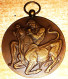 Médaille Art Deco  Concours National De Bétail - ATH 1958 Hercule Terrassant Le Taureau Hainaut Au Travail - Professionali / Di Società