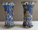 Paire De Vases Chinois, Manufacture De Bayeux, Période Veuve Langlois (1847-1849) - Autres & Non Classés