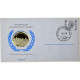 Belgique, Medal + Stamp, United Nations, 1976, Argent, BE, FDC - Altri & Non Classificati