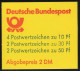 22Iac MH BuS 1980 Buchdruck - Postfrisch - 1971-2000