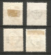 Iceland 1911 , Used Stamps Michel # 63-66 - Used Stamps