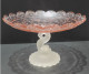 -BELLE COUPE/PIED CRISTAL BACCARAT PIED DAUPHIN COUPE ROSE Mod. Renaissance  E - Vidrio & Cristal