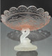 -BELLE COUPE/PIED CRISTAL BACCARAT PIED DAUPHIN COUPE ROSE Mod. Renaissance  E - Glas & Kristall