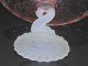 Delcampe - -BELLE COUPE/PIED CRISTAL BACCARAT PIED DAUPHIN COUPE ROSE Mod. Renaissance  E - Vidrio & Cristal