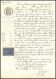 51015 Drome Buis-les-Baronnies Copies Dimension Y&t N°9 Syracusaine 1889 TB Timbre Fiscal Fiscaux Sur Document - Cartas & Documentos