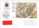 Island Block 6, 40 Kr. Landkarten Block Auf Express Brief N. Deutschland. - Lettres & Documents