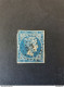 GREECE GRECIA HELLAS Ελλάδα 1861 20 L Azzurro Grande Testa Hermes Tir. Provvisoria Atene Cifre Linea Sulla Testa - Used Stamps