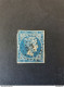 GREECE GRECIA HELLAS Ελλάδα 1861 20 L Azzurro Grande Testa Hermes Tir. Provvisoria Atene Cifre Linea Sulla Testa - Gebraucht