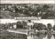 Bad Klosterlausnitz Panorama-Ansicht, Kurpark Mit Bühne, Klosterkirche 1976 - Bad Klosterlausnitz