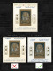 EGYPT 1922 - 1972  KING TUT SOUVENIR SHEET ERROR WRONG CUT - TOMB DISCOVERY 50 YEARS ANNIVERSARY - KING TOUT ANKH AMON - Covers & Documents