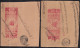 F-EX49334 INDIA FEUDATARY STATE REVENUE BIKANER. CUT SEALLED PAPER.  - Sellos De Servicio