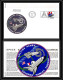 3007 Espace Space Lettre (cover Briefe) USA Start Sts-93 Columbia Shuttle (navette) 23/7/1999 + Stickers (autocollant) - Etats-Unis
