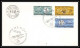 4116/ Espace (space) Lettre (cover Briefe) 11/8/1963 Michel VOSTOK N° 265/267 Non Dentelé (imperf) FDC Viet Nam Ha Noi - Asia