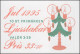 Markenheftchen 209 Weihnachten 1995 - Kerzenständer **/MNH - Non Classés