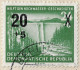 Allemagne De L'Est DDR 1955 Michel 449V Sur FDC. Variété,  Point Sur E De DEN. Barrage De Sosa, Saxe. Inondations - Acqua