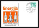 11152/ Espace (space Raumfahrt) Lettre Cover Allemagne (germany DDR) 17/11/1988 Neubrandenburg Energija  - Europa