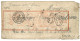 Bureau Central - SHANGHAI : 1860 CORPS EXP. CHINE Bau CENTRAL + Taxe 30 D.T (tarif Soldat) Sur Enveloppe De MANDARIN Con - Armeestempel (vor 1900)