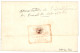 EXPEDITION De COCHINCHINE : 1863 Grand Cachet ETABLISSEMENTS FRANCAIS DE LA COCHINCHINE SAIGON (rare) + Taxe 6 + BUREAU  - Army Postmarks (before 1900)