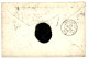 1850 4 Exemplaires Du 20c Noir (n°3) Obl. Grille + PARIS (K) Sur Enveloppe Pour WITHAM (GRANDE-BRETAGNE). Un Timbre File - 1849-1850 Ceres