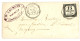 1863 15c TAXE TTB Margé Obl. Cachet Perlé T.22 LAMARGELLE Sur Lettre. Rare Et Superbe. - Other & Unclassified